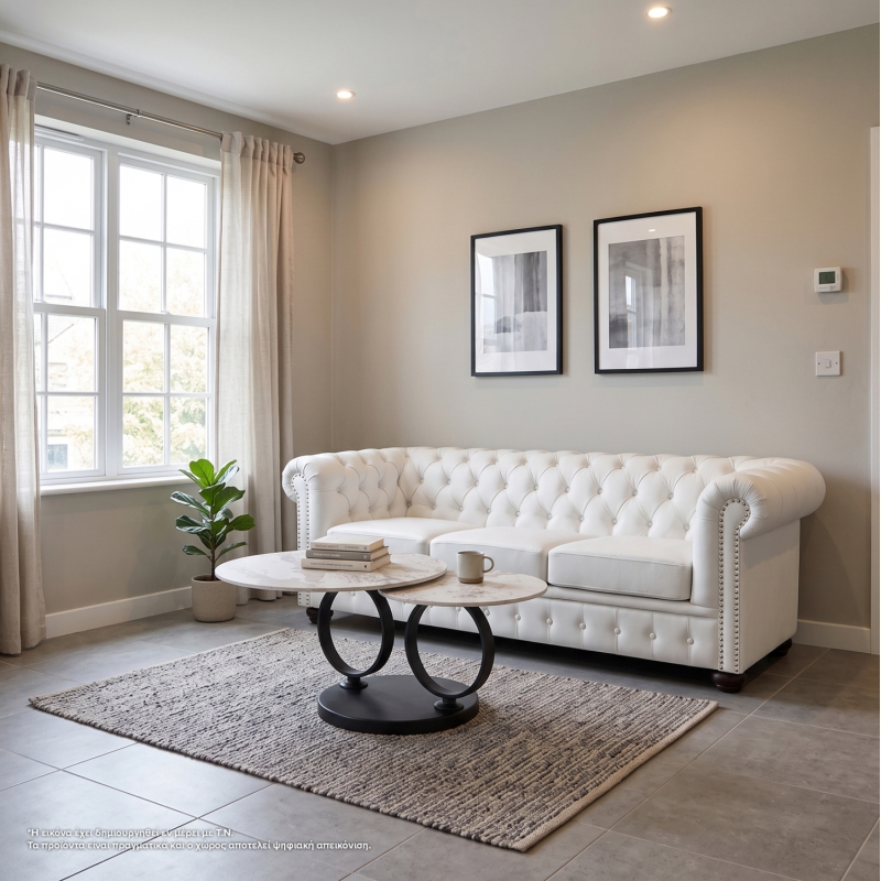 ΚΑΝΑΠΕΣ 3ΘΕΣΙΟΣ T.CHESTERFIELD HM3009.02 ΤΕΧΝΟΔΕΡΜΑ ΛΕΥΚΟ ΜΑΤ 208x90x73 εκ. ΚΑΝΑΠΕΣ 3ΘΕΣΙΟΣ T.CHESTERFIELD HM3009.02 ΤΕΧΝΟΔΕΡΜΑ ΛΕΥΚΟ ΜΑΤ 208x90x73 εκ.