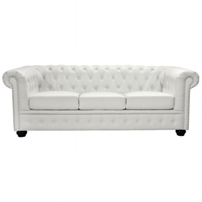 ΚΑΝΑΠΕΣ 3ΘΕΣΙΟΣ T.CHESTERFIELD HM3009.02 ΤΕΧΝΟΔΕΡΜΑ ΛΕΥΚΟ ΜΑΤ 208x90x73 εκ. ΚΑΝΑΠΕΣ 3ΘΕΣΙΟΣ T.CHESTERFIELD HM3009.02 ΤΕΧΝΟΔΕΡΜΑ ΛΕΥΚΟ ΜΑΤ 208x90x73 εκ.