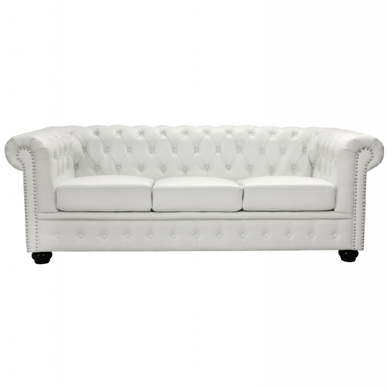 ΚΑΝΑΠΕΣ 3ΘΕΣΙΟΣ T.CHESTERFIELD HM3009.02 ΤΕΧΝΟΔΕΡΜΑ ΛΕΥΚΟ ΜΑΤ 208x90x73 εκ. ΚΑΝΑΠΕΣ 3ΘΕΣΙΟΣ T.CHESTERFIELD HM3009.02 ΤΕΧΝΟΔΕΡΜΑ ΛΕΥΚΟ ΜΑΤ 208x90x73 εκ.