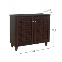 ΠΑΠΟΥΤΣΟΘΗΚΗ-ΝΤΟΥΛΑΠΙ ΞΥΛΙΝΗ CASSIOPE HM2208.01 WENGE 77Χ34Χ67.5Υεκ. ΠΑΠΟΥΤΣΟΘΗΚΗ-ΝΤΟΥΛΑΠΙ ΞΥΛΙΝΗ CASSIOPE HM2208.01 WENGE 77Χ34Χ67.5Υεκ.