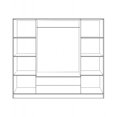 ΝΤΟΥΛΑΠΑ 4ΦΥΛΛΗ ΜΕ 2 ΣΥΡΤΑΡΙΑ AZALEA 200x55.5x180Υ εκ. HM353.01 ZEBRANO ΝΤΟΥΛΑΠΑ 4ΦΥΛΛΗ ΜΕ 2 ΣΥΡΤΑΡΙΑ AZALEA 200x55.5x180Υ εκ. HM353.01 ZEBRANO