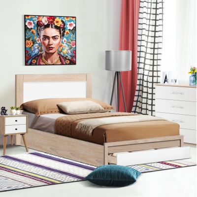 ΚΡΕΒΑΤΙ MELANY HM346 ΜΕ 1ΣΥΡΤΑΡΙ SONAMA-ΛΕΥΚΟ 90Χ190 ΚΡΕΒΑΤΙ MELANY HM346 ΜΕ 1ΣΥΡΤΑΡΙ SONAMA-ΛΕΥΚΟ 90Χ190