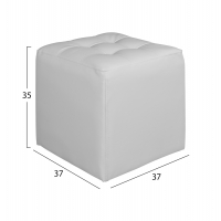 ΣΚΑΜΠΩ 37Χ37Χ35εκ ΜΕ PU ΛΕΥΚΟ PUNK HM264.02 ΣΚΑΜΠΩ 37Χ37Χ35εκ ΜΕ PU ΛΕΥΚΟ PUNK HM264.02
