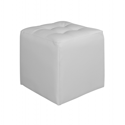 ΣΚΑΜΠΩ 37Χ37Χ35εκ ΜΕ PU ΛΕΥΚΟ PUNK HM264.02