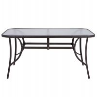 ΤΡΑΠΕΖΙ BRUNO 150X90Χ72Υεκ. ΚΑΦΕ ΜΕΤΑΛΛΙΚΟ ΜΕ ΓΥΑΛΙΝΗ ΕΠΙΦΑΝΕΙΑ HM5145.02 ΤΡΑΠΕΖΙ BRUNO 150X90Χ72Υεκ. ΚΑΦΕ ΜΕΤΑΛΛΙΚΟ ΜΕ ΓΥΑΛΙΝΗ ΕΠΙΦΑΝΕΙΑ HM5145.02