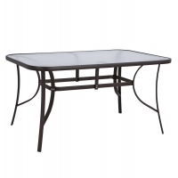 ΤΡΑΠΕΖΙ BRUNO 150X90Χ72Υεκ. ΚΑΦΕ ΜΕΤΑΛΛΙΚΟ ΜΕ ΓΥΑΛΙΝΗ ΕΠΙΦΑΝΕΙΑ HM5145.02 ΤΡΑΠΕΖΙ BRUNO 150X90Χ72Υεκ. ΚΑΦΕ ΜΕΤΑΛΛΙΚΟ ΜΕ ΓΥΑΛΙΝΗ ΕΠΙΦΑΝΕΙΑ HM5145.02