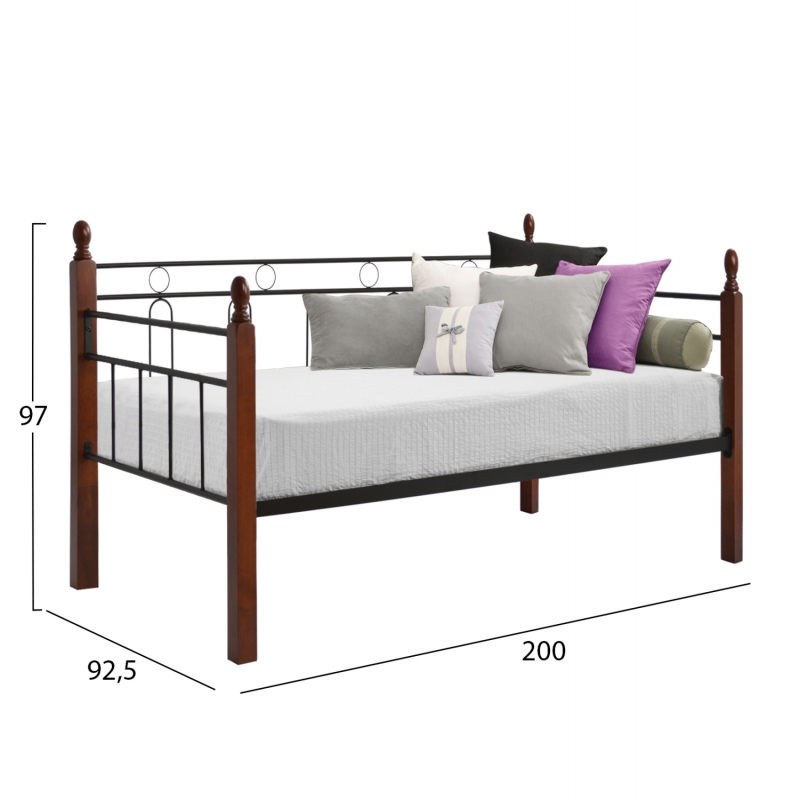 ΚΑΝΑΠΕΣ ΚΡΕΒΑΤΙ REVEN ΣΤΡΩΜΑ 90Χ190 εκ ΜΕΤΑΛΛΟ ΚΑΙ ΞΥΛΟ HM367 ΚΑΝΑΠΕΣ ΚΡΕΒΑΤΙ REVEN ΣΤΡΩΜΑ 90Χ190 εκ ΜΕΤΑΛΛΟ ΚΑΙ ΞΥΛΟ HM367