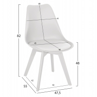 ΚΑΡΕΚΛΑ VEGAS HM0033.31 ΠΟΛΥΠΡΟΠΥΛΕΝΙΟΥ-PU- ΛΕΥΚΟ 47,5x55x82 εκ. ΚΑΡΕΚΛΑ VEGAS HM0033.31 ΠΟΛΥΠΡΟΠΥΛΕΝΙΟΥ-PU- ΛΕΥΚΟ 47,5x55x82 εκ.