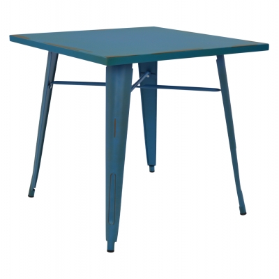 ΤΡΑΠΕΖΙ ΜΕΤΑΛΛΙΚΟ ΣΕ ΧΡΩΜΑ ΜΠΛΕ ΠΑΤΙΝΑ HM0608.88 80X80X76 ΤΡΑΠΕΖΙ ΜΕΤΑΛΛΙΚΟ ΣΕ ΧΡΩΜΑ ΜΠΛΕ ΠΑΤΙΝΑ HM0608.88 80X80X76