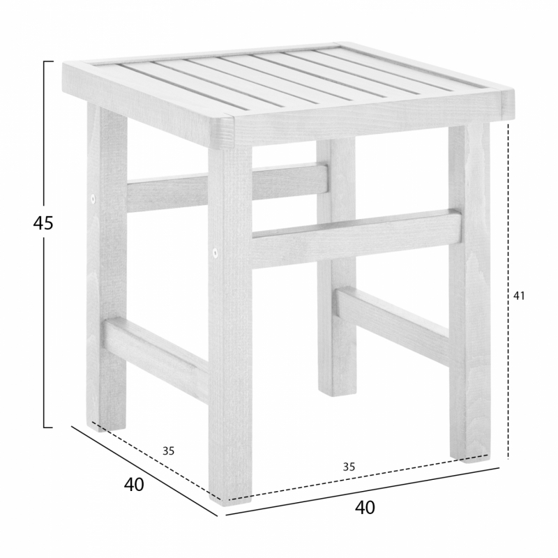 ΣΚΑΜΠΩ-ΤΡΑΠΕΖΑΚΙ ΒΟΗΘ. ΛΕΥΚΟ ΕΜΠΟΤΙΣΜΟΥ KOLI 40Χ40X45Υεκ HM289.01 ΣΚΑΜΠΩ-ΤΡΑΠΕΖΑΚΙ ΒΟΗΘ. ΛΕΥΚΟ ΕΜΠΟΤΙΣΜΟΥ KOLI 40Χ40X45Υεκ HM289.01
