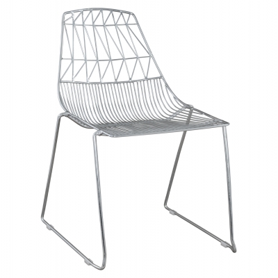 ΚΑΡΕΚΛΑ ΜΕΤΑΛΛΙΚΗ ΑΣΗΜΙ ICARUS HM8010.10 54x57x79cm ΚΑΡΕΚΛΑ ΜΕΤΑΛΛΙΚΗ ΑΣΗΜΙ ICARUS HM8010.10 54x57x79cm