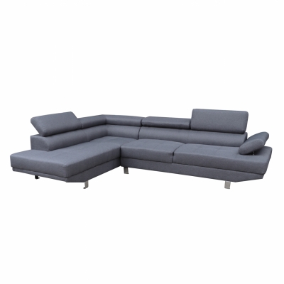 ΚΑΝΑΠΕΣ ΓΩΝΙΑ ΑΡΙΣΤΕΡΗ GORO HM3085.10L ΓΚΡΙ ΥΦΑΣΜΑ 270x200x87Y εκ. ΚΑΝΑΠΕΣ ΓΩΝΙΑ ΑΡΙΣΤΕΡΗ GORO HM3085.10L ΓΚΡΙ ΥΦΑΣΜΑ 270x200x87Y εκ.