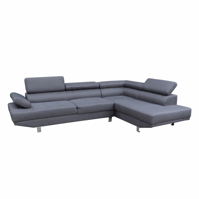 ΚΑΝΑΠΕΣ ΓΩΝΙΑ ΔΕΞΙΑ GORO HM3085.10R ΓΚΡΙ ΥΦΑΣΜΑ 270x200x87Y εκ. ΚΑΝΑΠΕΣ ΓΩΝΙΑ ΔΕΞΙΑ GORO HM3085.10R ΓΚΡΙ ΥΦΑΣΜΑ 270x200x87Y εκ.