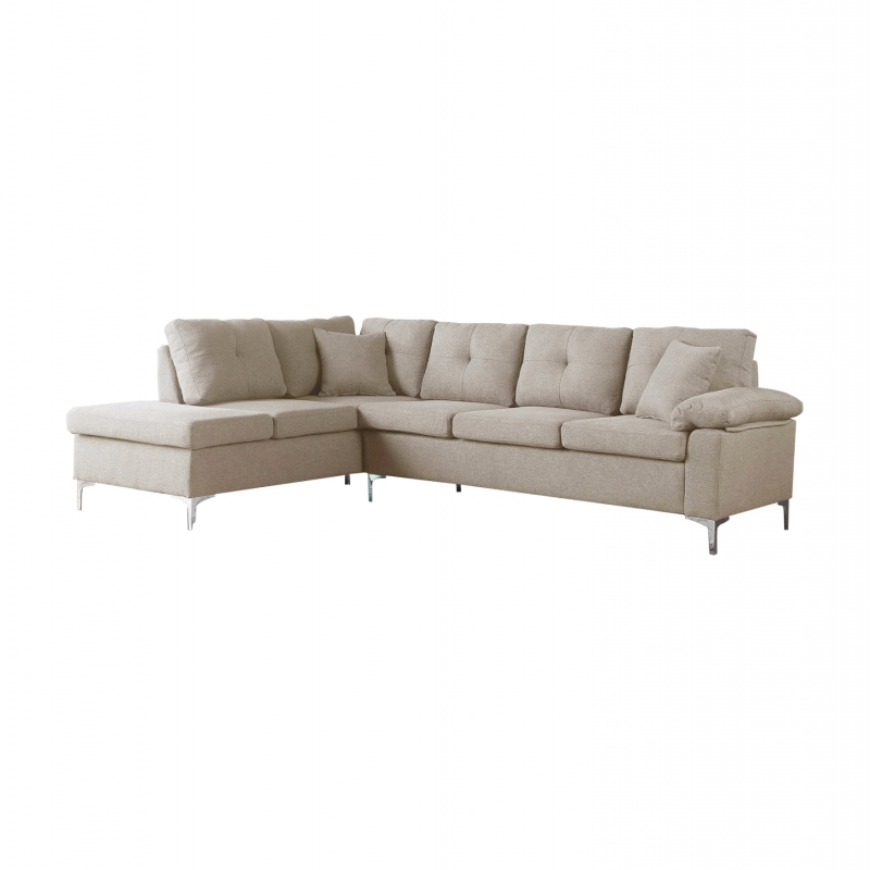 ΚΑΝΑΠΕΣ ΓΩΝΙΑ ΑΡΙΣΤΕΡΗ ZAILA HM3086L ΥΦΑΣΜΑ ΜΠΕΖ 282x197x90 εκ. ΚΑΝΑΠΕΣ ΓΩΝΙΑ ΑΡΙΣΤΕΡΗ ZAILA HM3086L ΥΦΑΣΜΑ ΜΠΕΖ 282x197x90 εκ.