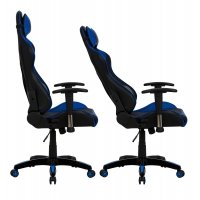 ΠΟΛΥΘΡΟΝΑ ΓΡΑΦΕΙΟΥ GAMING ZAYN HM1056.08 ΜΑΥΡΟ-ΜΠΛΕ PU 67x70x134 cm ΠΟΛΥΘΡΟΝΑ ΓΡΑΦΕΙΟΥ GAMING ZAYN HM1056.08 ΜΑΥΡΟ-ΜΠΛΕ PU 67x70x134 cm