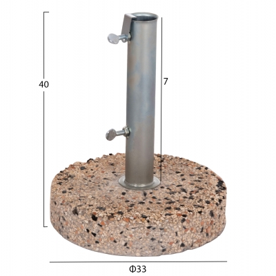 ΒΑΣΗ ΟΜΠΡΕΛΑΣ ΨΗΦΙΔΑ 15KG HM5476.15 ΜΕ ΣΩΛΗΝΑ ΔΙΑΜΕΤΡΟΥ Φ52 ΒΑΣΗ ΟΜΠΡΕΛΑΣ ΨΗΦΙΔΑ 15KG HM5476.15 ΜΕ ΣΩΛΗΝΑ ΔΙΑΜΕΤΡΟΥ Φ52