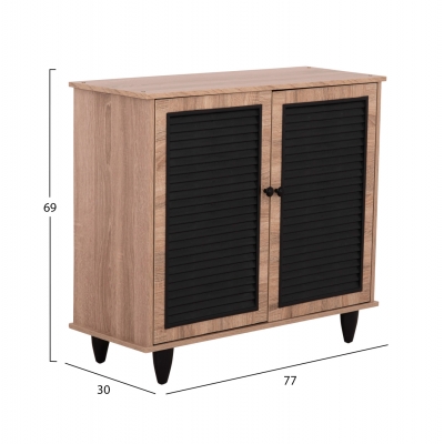 ΠΑΠΟΥΤΣΟΘΗΚΗ ΞΥΛΙΝΗ MCKENNA HM2266.02 ΣΕ ΧΡΩΜΑ SONAMA-ΜΑΥΡΟ 77x30x69Υεκ. ΠΑΠΟΥΤΣΟΘΗΚΗ ΞΥΛΙΝΗ MCKENNA HM2266.02 ΣΕ ΧΡΩΜΑ SONAMA-ΜΑΥΡΟ 77x30x69Υεκ.