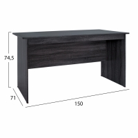 ΓΡΑΦΕΙΟ ΜΕΛΑΜΙΝΗΣ HAYDEN 150x71x74,5 HM2284.01 ΣΕ ΑΝΘΡΑΚΙ ΧΡΩΜΑ ΓΡΑΦΕΙΟ ΜΕΛΑΜΙΝΗΣ HAYDEN 150x71x74,5 HM2284.01 ΣΕ ΑΝΘΡΑΚΙ ΧΡΩΜΑ