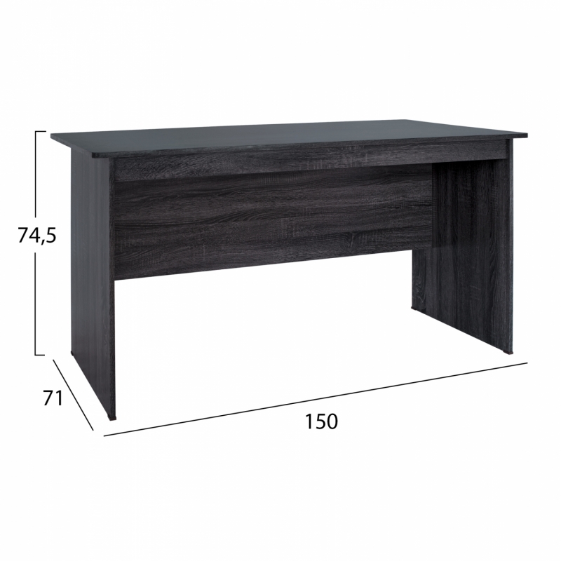 ΓΡΑΦΕΙΟ ΜΕΛΑΜΙΝΗΣ HAYDEN 150x71x74,5 HM2284.01 ΣΕ ΑΝΘΡΑΚΙ ΧΡΩΜΑ ΓΡΑΦΕΙΟ ΜΕΛΑΜΙΝΗΣ HAYDEN 150x71x74,5 HM2284.01 ΣΕ ΑΝΘΡΑΚΙ ΧΡΩΜΑ