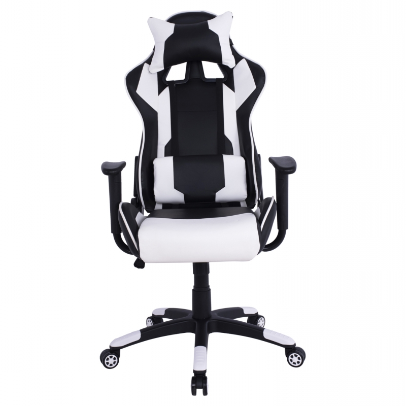 ΠΟΛΥΘΡΟΝΑ GAMING DARIUS HM1072.04 ΜΑΥΡΗ-ΛΕΥΚΗ 66,5x70x(122-129) cm