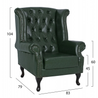 ΠΟΛΥΘΡΟΝΑ-ΜΠΕΡΖΕΡΑ T.CHESTERFIELD POLINA HM0053.08 PU ΚΥΠΑΡΙΣΣΙ 83x79x104 εκ ΠΟΛΥΘΡΟΝΑ-ΜΠΕΡΖΕΡΑ T.CHESTERFIELD POLINA HM0053.08 PU ΚΥΠΑΡΙΣΣΙ 83x79x104 εκ