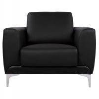 ΠΟΛΥΘΡΟΝΑ KENZIE HM3121.11 ΜΕ ΜΑΥΡΟ PU 89x81x81 εκ.