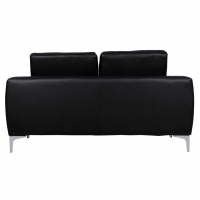 ΚΑΝΑΠΕΣ 2ΘΕΣΙΟΣ KΕΝΖΙΕ HM3121.21 ΜΕ ΜΑΥΡΟ PU 142x81x81 εκ.