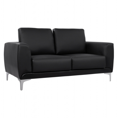 ΚΑΝΑΠΕΣ 2ΘΕΣΙΟΣ KΕΝΖΙΕ HM3121.21 ΜΕ ΜΑΥΡΟ PU 142x81x81 εκ.