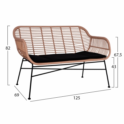ΣΕΤ ΣΑΛΟΝΙ 4ΤΜΧ ALLEGRA HM5460 ΜΕΤΑΛΛΟ & WICKER ΣΕ ΜΠΕΖ ΧΡΩΜΑ ΣΕΤ ΣΑΛΟΝΙ 4ΤΜΧ ALLEGRA HM5460 ΜΕΤΑΛΛΟ & WICKER ΣΕ ΜΠΕΖ ΧΡΩΜΑ