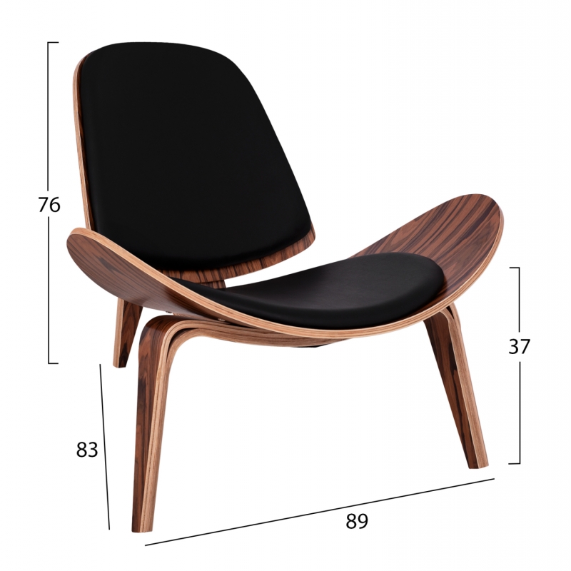 ΠΟΛΥΘΡΟΝΑ SUPERIOR PLUS HM1128.01 ΚΑΡΥΔΙ ΜΕ ΜΑΥΡΟ ΜΑΞΙΛΑΡΙ PU 89x83x76Yεκ. ΠΟΛΥΘΡΟΝΑ SUPERIOR PLUS HM1128.01 ΚΑΡΥΔΙ ΜΕ ΜΑΥΡΟ ΜΑΞΙΛΑΡΙ PU 89x83x76Yεκ.