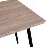 ΤΡΑΠΕΖΙ ΤΡΑΠΕΖΑΡΙΑΣ PALOMA HM8334.01, 120X70Χ76,5 SONΟMA, ΜΑΥΡΑ ΠΟΔΙΑ ΤΡΑΠΕΖΙ ΤΡΑΠΕΖΑΡΙΑΣ PALOMA HM8334.01, 120X70Χ76,5 SONΟMA, ΜΑΥΡΑ ΠΟΔΙΑ