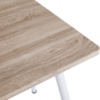 ΤΡΑΠΕΖΙ ΤΡΑΠΕΖΑΡΙΑΣ PALOMA HM8334.02, 120X70X76,5- SONOMA, ΛΕΥΚΑ ΠΟΔΙΑ ΤΡΑΠΕΖΙ ΤΡΑΠΕΖΑΡΙΑΣ PALOMA HM8334.02, 120X70X76,5- SONOMA, ΛΕΥΚΑ ΠΟΔΙΑ