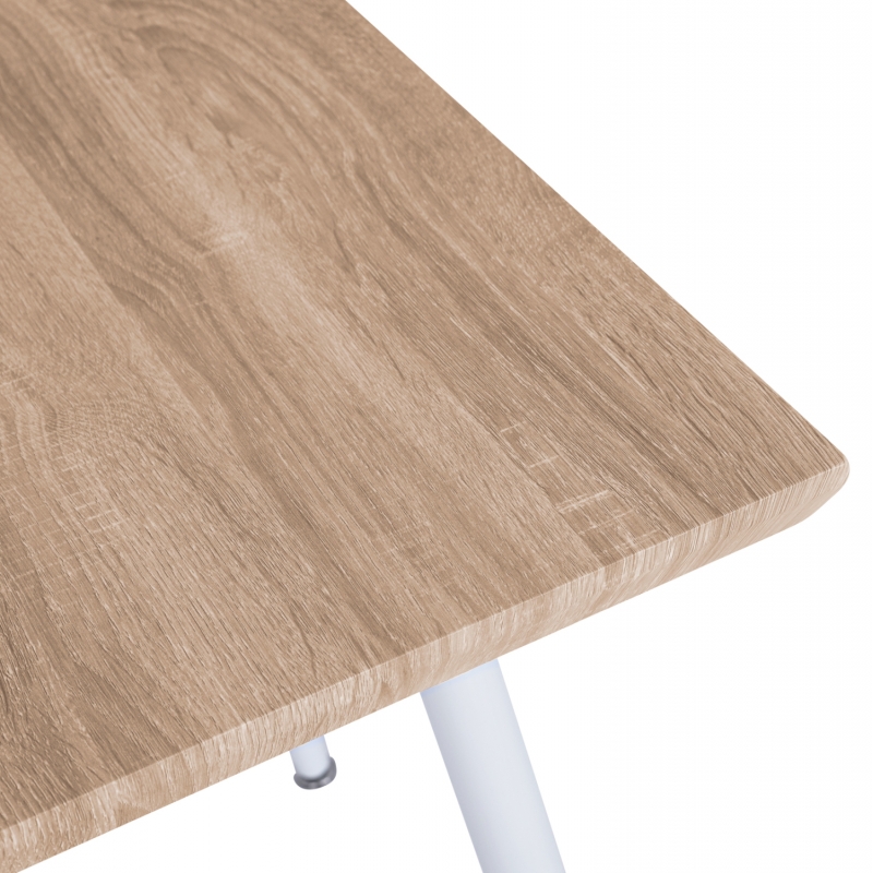 ΤΡΑΠΕΖΙ ΤΡΑΠΕΖΑΡΙΑΣ PALOMA HM8335.02, 70Χ70X76,5, SONOMA, ΛΕΥΚΑ ΠΟΔΙΑ ΤΡΑΠΕΖΙ ΤΡΑΠΕΖΑΡΙΑΣ PALOMA HM8335.02, 70Χ70X76,5, SONOMA, ΛΕΥΚΑ ΠΟΔΙΑ