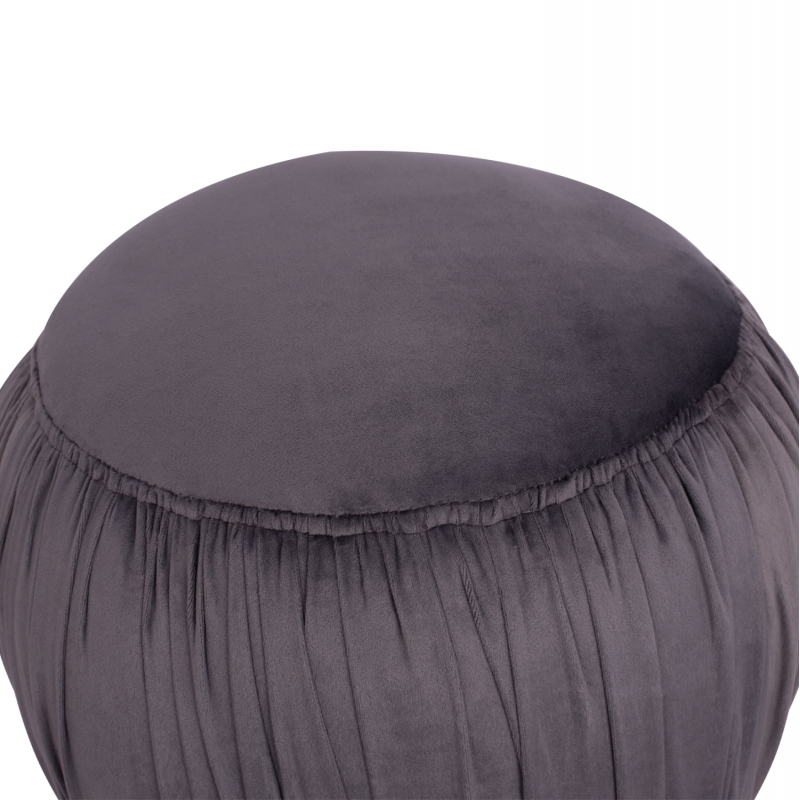 ΣΚΑΜΠΟ DEREK HM8407.01 ΓΚΡΙ ΒΕΛΟΥΔΟ ΜΕ ΑΣΗΜΙ ΒΑΣΗ