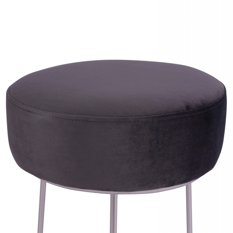 ΣΚΑΜΠΟ KARLO ΓΚΡΙ ΒΕΛΟΥΔΟ ΜΕ ΑΣΗΜΙ ΒΑΣΗ HM8411.01 Φ36x38Υ εκ. ΣΚΑΜΠΟ KARLO ΓΚΡΙ ΒΕΛΟΥΔΟ ΜΕ ΑΣΗΜΙ ΒΑΣΗ HM8411.01 Φ36x38Υ εκ.