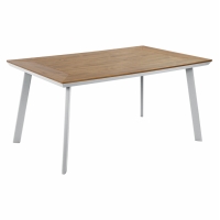 ΤΡΑΠΕΖΙ ΑΛΟΥΜΙΝΙΟΥ TABER ΜΕ POLYWOOD HM5132.11 ΛΕΥΚΟ 160x92x72 ΤΡΑΠΕΖΙ ΑΛΟΥΜΙΝΙΟΥ TABER ΜΕ POLYWOOD HM5132.11 ΛΕΥΚΟ 160x92x72