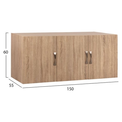 ΠΑΤΑΡΙ 3ΦΥΛΛΗΣ ΝΤΟΥΛΑΠΑΣ CARLY HM385.02 ΣΕ ΧΡΩΜΑ SONAMA 150X55Χ60Υεκ. ΠΑΤΑΡΙ 3ΦΥΛΛΗΣ ΝΤΟΥΛΑΠΑΣ CARLY HM385.02 ΣΕ ΧΡΩΜΑ SONAMA 150X55Χ60Υεκ.