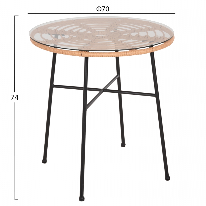 ΣΕΤ ΕΞΩΤΕΡΙΚΟΥ ΧΩΡΟΥ 3ΤΜΧ ALLEGRA HM10477 WICKER ΜΠΕΖ-ΜΕΤΑΛΛΟ ΜΑΥΡΟ ΣΕΤ ΕΞΩΤΕΡΙΚΟΥ ΧΩΡΟΥ 3ΤΜΧ ALLEGRA HM10477 WICKER ΜΠΕΖ-ΜΕΤΑΛΛΟ ΜΑΥΡΟ