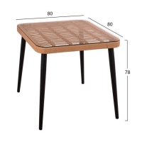 ΣΕΤ 3ΤΜΧ ALLEGRA WICKER ΜΕ ΤΡΑΠΕΖΙ 80X80Χ78Υ ΜΠΕΖ & ΜΑΥΡΟ ΧΡΩΜΑ HM10481 ΣΕΤ 3ΤΜΧ ALLEGRA WICKER ΜΕ ΤΡΑΠΕΖΙ 80X80Χ78Υ ΜΠΕΖ & ΜΑΥΡΟ ΧΡΩΜΑ HM10481
