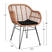 ΣΕΤ 7ΤΜΧ ALLEGRA WICKER ΜΕ ΤΡΑΠΕΖΙ 160X90X78Υ ΜΠΕΖ & ΜΑΥΡΟ ΧΡΩΜΑ HM10513 ΣΕΤ 7ΤΜΧ ALLEGRA WICKER ΜΕ ΤΡΑΠΕΖΙ 160X90X78Υ ΜΠΕΖ & ΜΑΥΡΟ ΧΡΩΜΑ HM10513