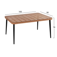 ΣΕΤ 7ΤΜΧ ALLEGRA WICKER ΜΕ ΤΡΑΠΕΖΙ 160X90X78Υ ΜΠΕΖ & ΜΑΥΡΟ ΧΡΩΜΑ HM10516 ΣΕΤ 7ΤΜΧ ALLEGRA WICKER ΜΕ ΤΡΑΠΕΖΙ 160X90X78Υ ΜΠΕΖ & ΜΑΥΡΟ ΧΡΩΜΑ HM10516