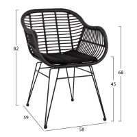 ΣΕΤ 7ΤΜΧ ALLEGRA WICKER ΜΕ ΤΡΑΠΕΖΙ 160X90X78Υ ΜΠΕΖ & ΜΑΥΡΟ ΧΡΩΜΑ HM10516 ΣΕΤ 7ΤΜΧ ALLEGRA WICKER ΜΕ ΤΡΑΠΕΖΙ 160X90X78Υ ΜΠΕΖ & ΜΑΥΡΟ ΧΡΩΜΑ HM10516