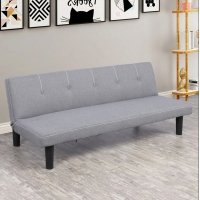 ΚΑΝΑΠΕΣ ΚΡΕΒΑΤΙ ETHAN ΣΕ ΓΚΡΙ ΧΡΩΜΑ HM3146.01 163x73x64Υεκ.