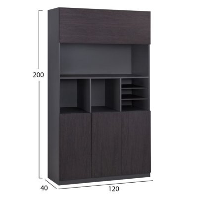 ΒΙΒΛΙΟΘΗΚΗ ΓΡΑΦΕΙΟΥ ΕΠΑΓΓΕΛΜΑΤΙΚΗ ROSEWOOD HM2088 120Χ40Χ200Υ εκ. ΒΙΒΛΙΟΘΗΚΗ ΓΡΑΦΕΙΟΥ ΕΠΑΓΓΕΛΜΑΤΙΚΗ ROSEWOOD HM2088 120Χ40Χ200Υ εκ.