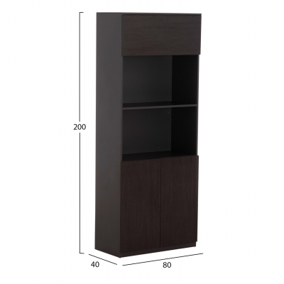 ΒΙΒΛΙΟΘΗΚΗ ΓΡΑΦΕΙΟΥ ΕΠΑΓΓΕΛΜΑΤΙΚΗ ROSEWOOD HM2089 ΜΕΛΑΜΙΝΗ ΓΚΡΙ-WENGE 80Χ40Χ200Υεκ. ΒΙΒΛΙΟΘΗΚΗ ΓΡΑΦΕΙΟΥ ΕΠΑΓΓΕΛΜΑΤΙΚΗ ROSEWOOD HM2089 ΜΕΛΑΜΙΝΗ ΓΚΡΙ-WENGE 80Χ40Χ200Υεκ.