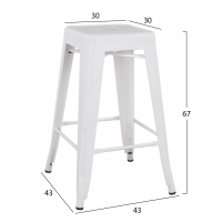 ΣΚΑΜΠΟ ΜΕΣΑΙΟΥ ΥΨΟΥΣ ΜΕΤΑΛΛΙΚΟ HM8573.21 MELITA ΣΕ ΛΕΥΚΟ ΜΑΤ 43x43x67Yεκ. ΣΚΑΜΠΟ ΜΕΣΑΙΟΥ ΥΨΟΥΣ ΜΕΤΑΛΛΙΚΟ HM8573.21 MELITA ΣΕ ΛΕΥΚΟ ΜΑΤ 43x43x67Yεκ.