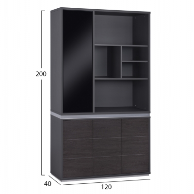 ΒΙΒΛΙΟΘΗΚΗ ΓΡΑΦΕΙΟΥ ΕΠΑΓΓΕΛΜΑΤΙΚΗ ROSEWOOD HM2091L 120Χ40Χ200Υ εκ. ΒΙΒΛΙΟΘΗΚΗ ΓΡΑΦΕΙΟΥ ΕΠΑΓΓΕΛΜΑΤΙΚΗ ROSEWOOD HM2091L 120Χ40Χ200Υ εκ.