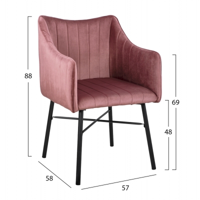 ΠΟΛΥΘΡΟΝΑΚΙ ALLYSA HM8518.02 ΑΠΟ ΒΕΛΟΥΔΟ ΣΑΠΙΟ ΜΗΛΟ 57x58x84Υ εκ. ΠΟΛΥΘΡΟΝΑΚΙ ALLYSA HM8518.02 ΑΠΟ ΒΕΛΟΥΔΟ ΣΑΠΙΟ ΜΗΛΟ 57x58x84Υ εκ.