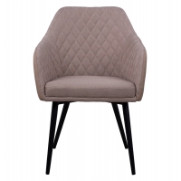 ΠΟΛΥΘΡΟΝΑΚΙ CHARLES HM8522.07 ΜΕ ΥΦΑΣΜΑ ΜΠΕΖ & PU ΜΠΕΖ 57x63x83Υ εκ.