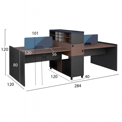 ΣΤΑΘΜΟΣ ΕΡΓΑΣΙΑΣ ΕΠΑΓΓΕΛΜΑΤΙΚΟΣ 4 ΑΤΟΜΩΝ 284Χ120Χ120 HM2102 ΣΤΑΘΜΟΣ ΕΡΓΑΣΙΑΣ ΕΠΑΓΓΕΛΜΑΤΙΚΟΣ 4 ΑΤΟΜΩΝ 284Χ120Χ120 HM2102